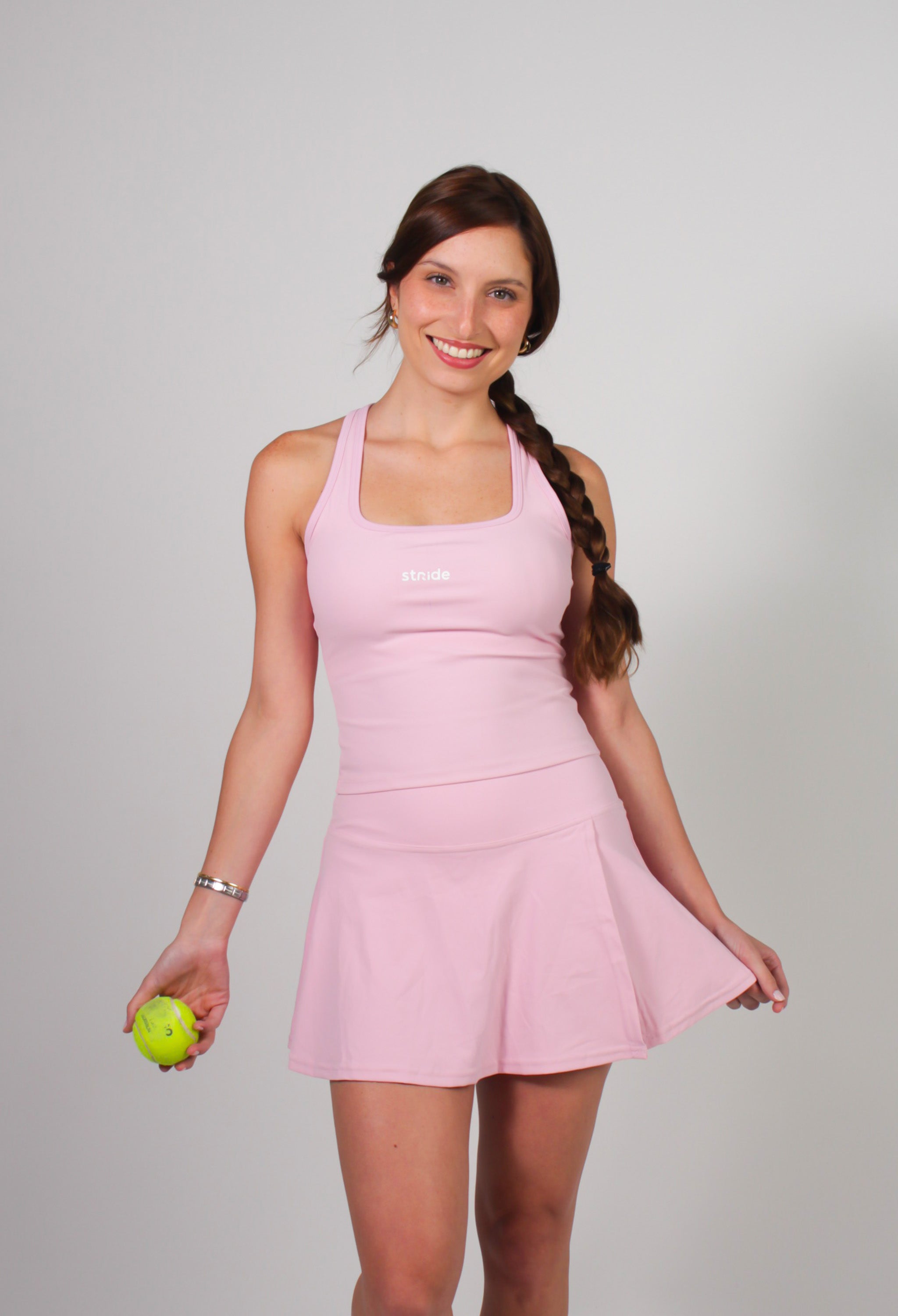 pink tennis skirt dress Pink Lycra Tennis Dress (Shorts Included) Size 6
